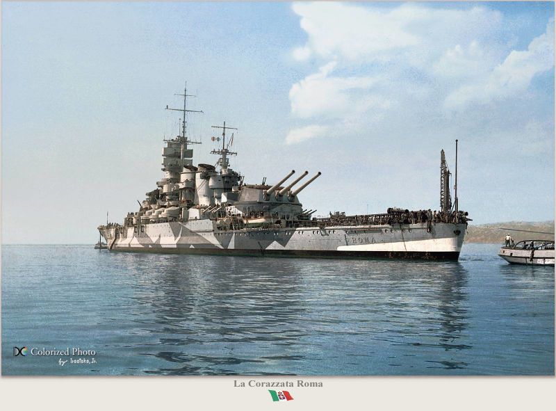 El hundimiento del acorazado Roma | World of Warships
