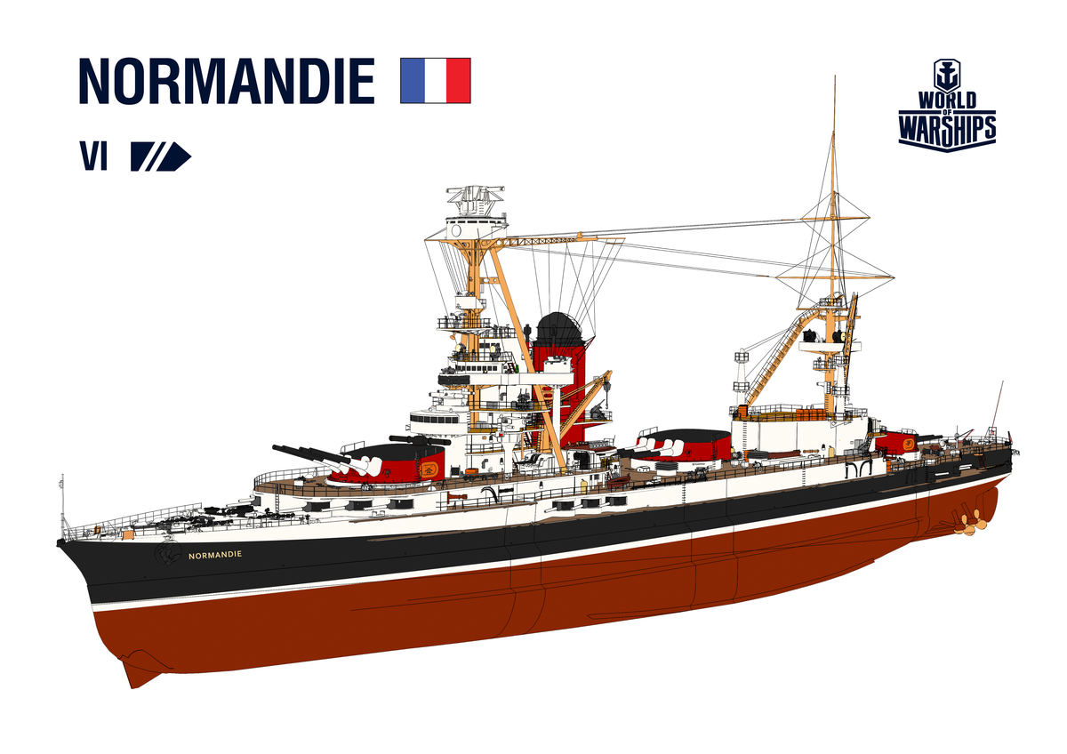 world of warships normandie wiki